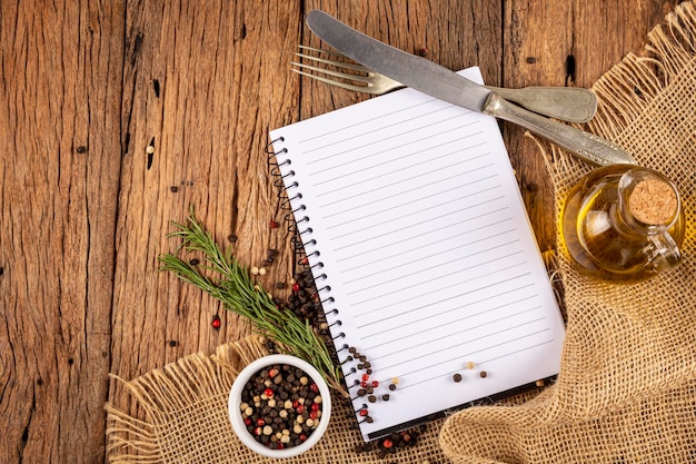 Notatnik z przepisem